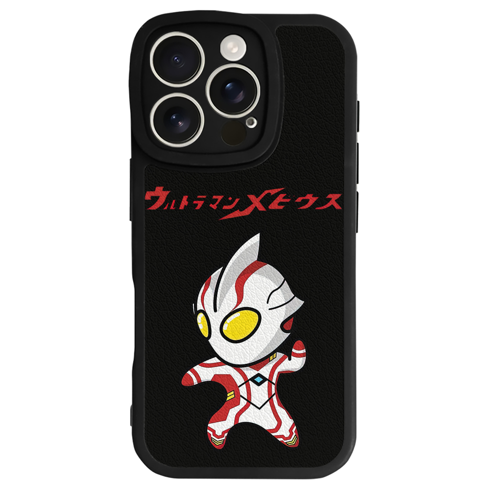 （画像用） ウルトラマン Ultraman 【iPhone 16シリーズ対応】シリコンスマホケース（レザー調） 材質：シリコン
